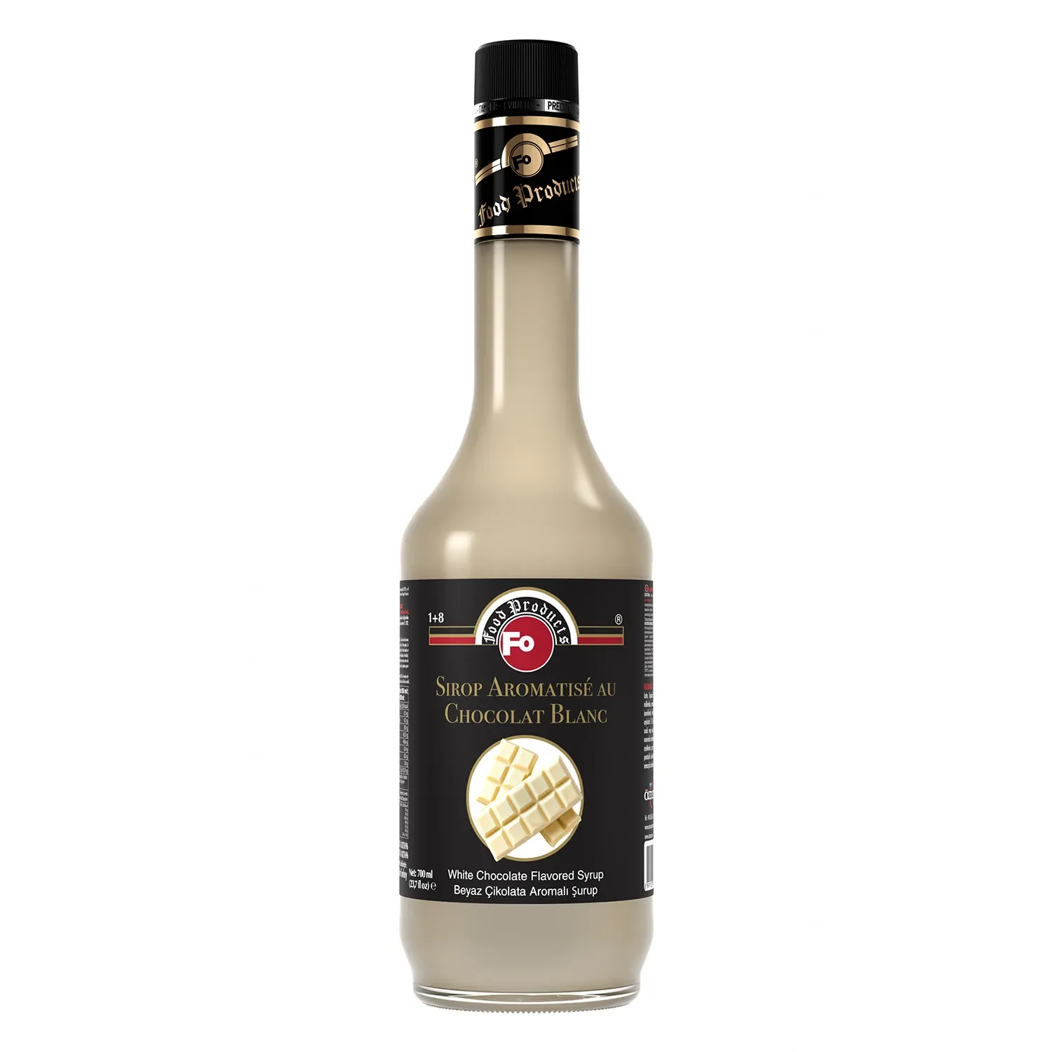 Beyaz Çikolata Aromalı Şurup - Şekerli 700 ml