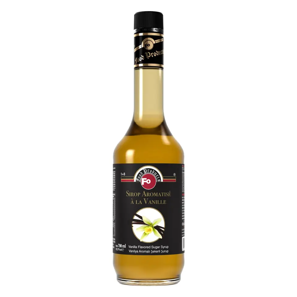 Vanilya Aromalı Şurup - Şekerli 700 ml